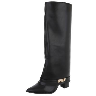 Heeled boots for women in black