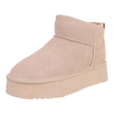 Snowboots für Damen in Beige