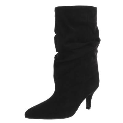 Heeled boots for women in black