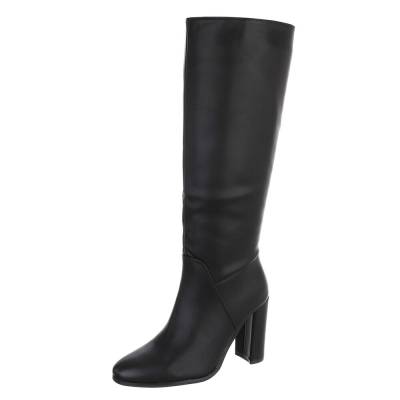 Heeled boots for women in black