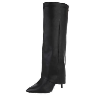 High-Heel Stiefel für Damen in Schwarz