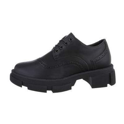 Lace-ups for women in black