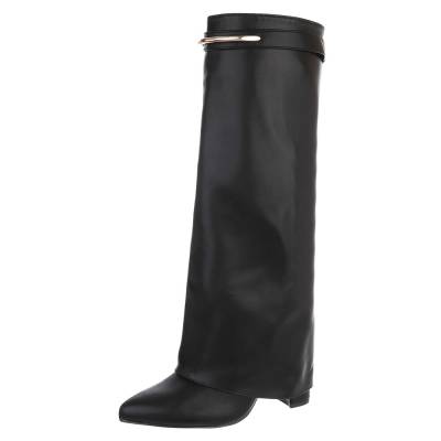 Heeled boots for women in black