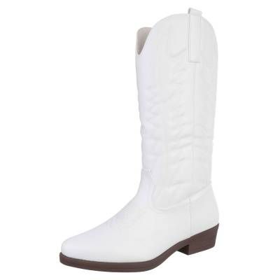 Western- & Bikerstiefel für Damen in Weiß