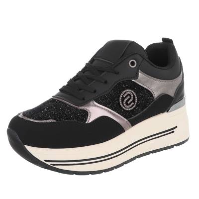 Sneakers Low für Damen in Schwarz und Weiß