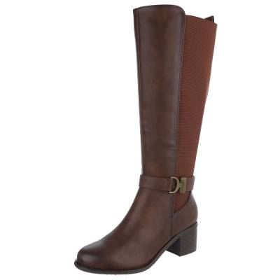 Klassische Stiefel für Damen in Braun