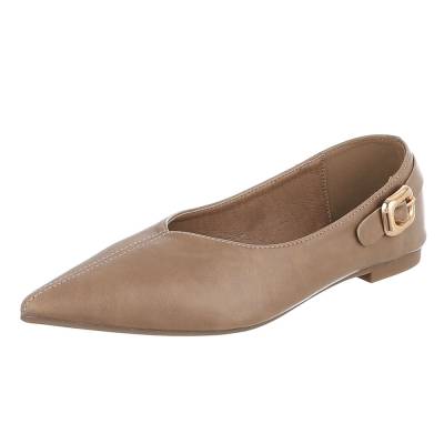 Classic heels for women in light-brown