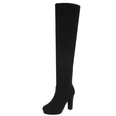 Overknees für Damen in Schwarz