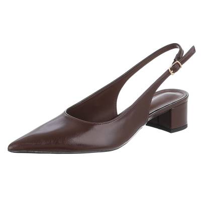 Schnür- & Riemchenpumps für Damen in Braun