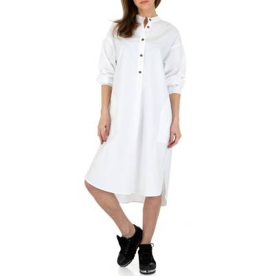 Blusenkleid für Damen in Weiß