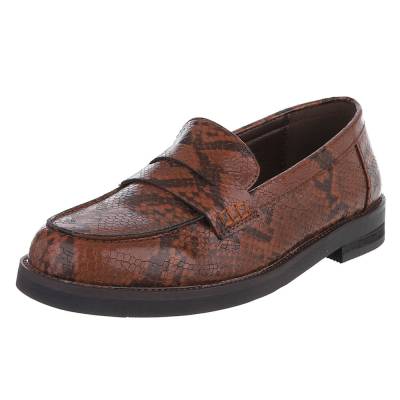 Loafers for women in brown