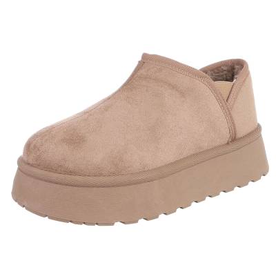 Snowboots für Damen in Hellbraun