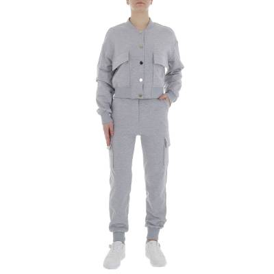 Leisure & track suit for women in light-grey