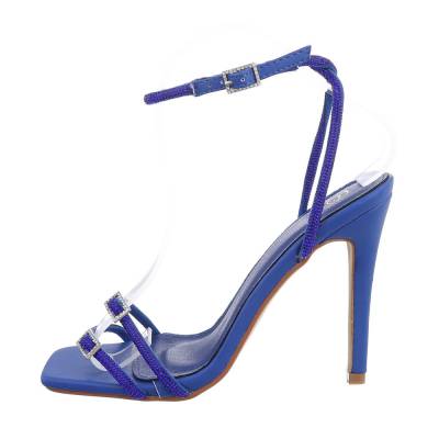 High-Heel Sandaletten für Damen in Blau