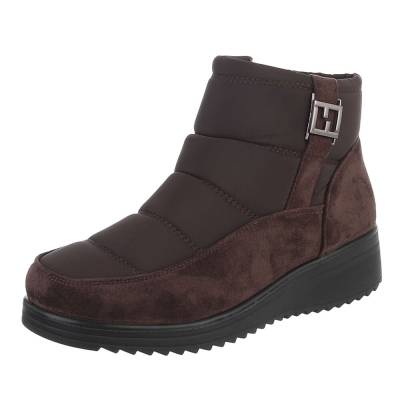 Snowboots for women in dark-brown