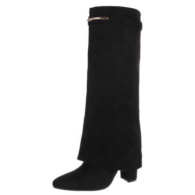 Heeled boots for women in black