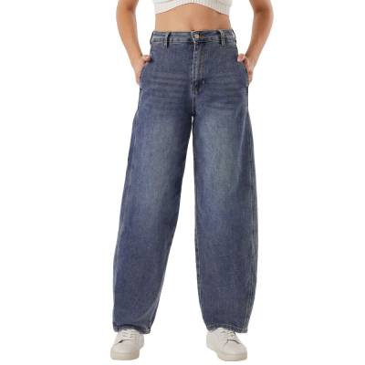 Relaxed Fit Jeans für Damen in Blau
