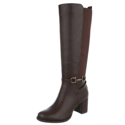 Classic boots for women in brown