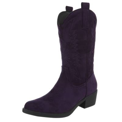 Western- & Bikerstiefel für Damen in Violett