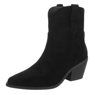 Western- & Bikerboots für Damen in Schwarz