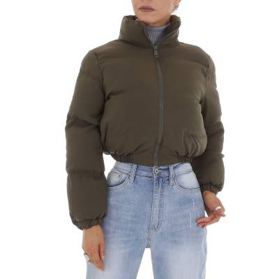 Between-seasons jacket for women in khaki