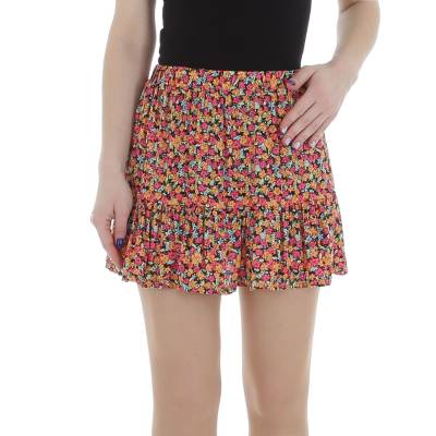 Mini skirt for women in orange