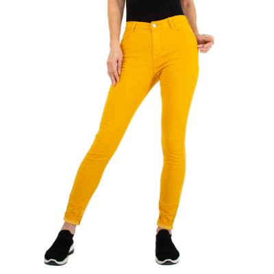 Skinny Jeans für Damen in Gelb