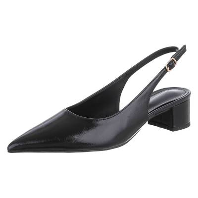 Schnür- & Riemchenpumps für Damen in Schwarz
