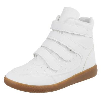 Sneakers High für Damen in Weiß