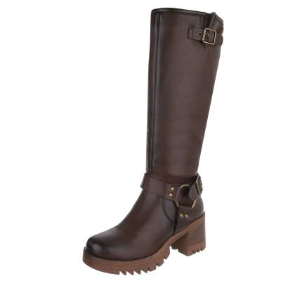 Western- & Bikerstiefel für Damen in Braun und Bronze