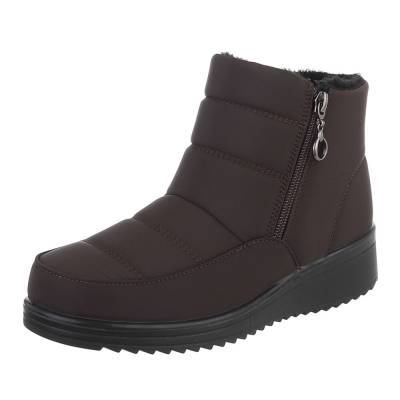 Snowboots for women in dark-brown