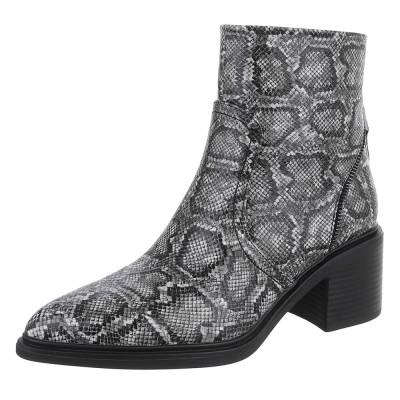 Western- & Bikerboots für Damen in Schwarz und Grau