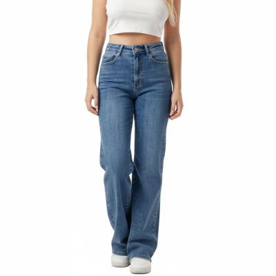 Relaxed fit jeans for women in blue