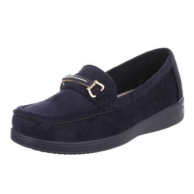 Loafers for women in dark-blue