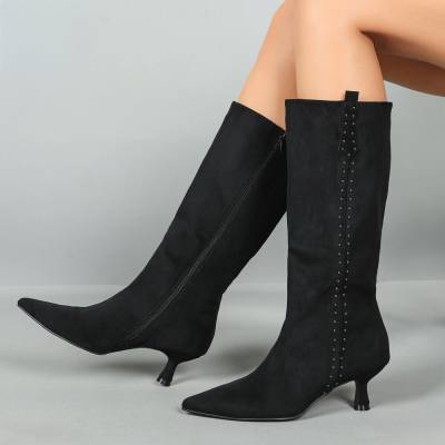 Klassische Stiefel für Damen in Schwarz