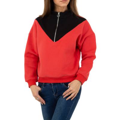 Sweatshirt für Damen in Rot
