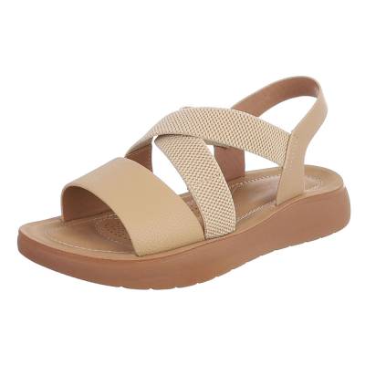 Pantoletten für Damen in Beige