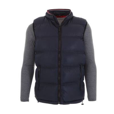 Jacket for men in dark-blue and red