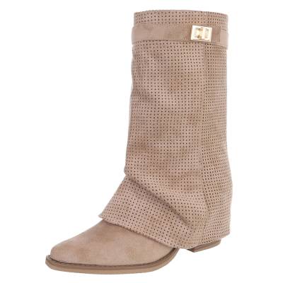 Western- & Bikerstiefel für Damen in Hellbraun