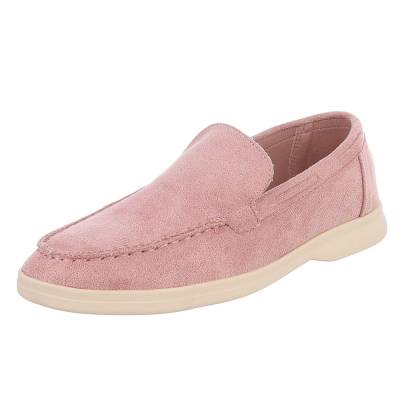 Loafers for women in dusky pink