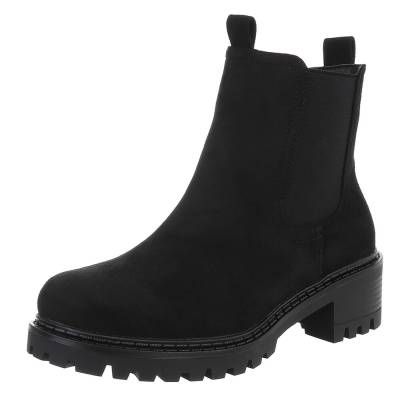 Klassische Stiefeletten für Damen in Schwarz