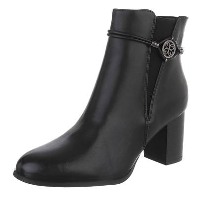 Classic ankle boots for women in black