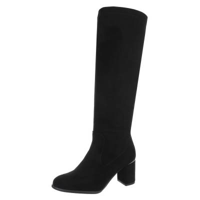 Heeled boots for women in black