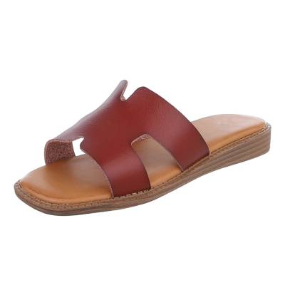 Mules for women in brown