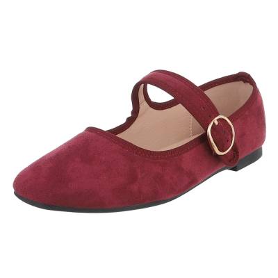 Schnür- & Riemchenpumps für Damen in Weinrot