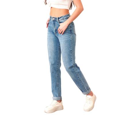 High Waist Jeans für Damen in Hellblau