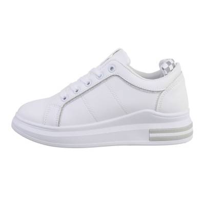 Sneakers Low für Damen in Weiß und Grau