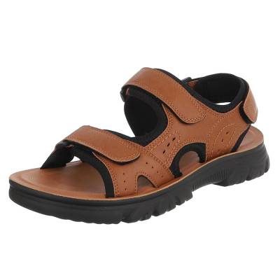 Sandalen für Herren in Camel