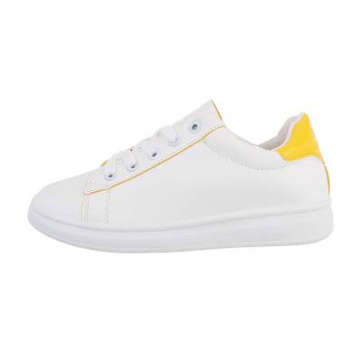 Sneakers low für Damen in Weiß und Gelb