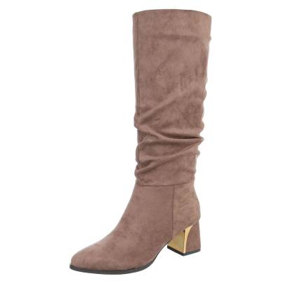 Classic boots for women in light-brown